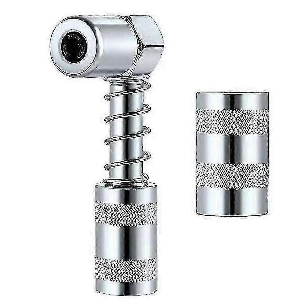 Adapter for Grease Gun - 90 Degree Nozzle with Sleeve for Tool Accessory Connection