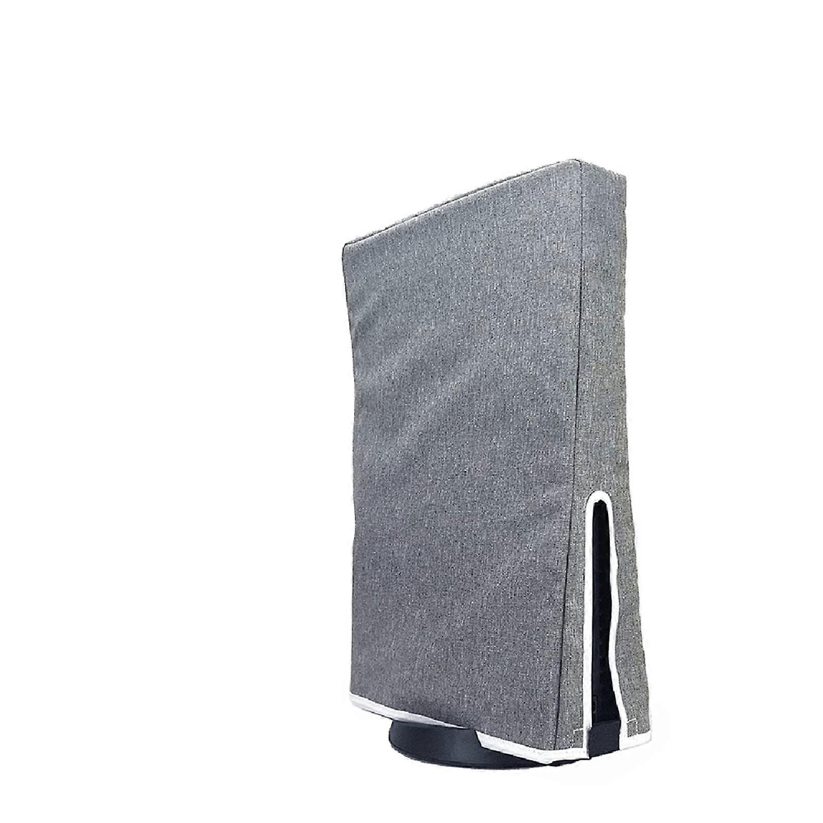 Dust Cover Waterproof Dustproof Protective Sleeve with AntiScratch Lining Vertical Grey for PS5