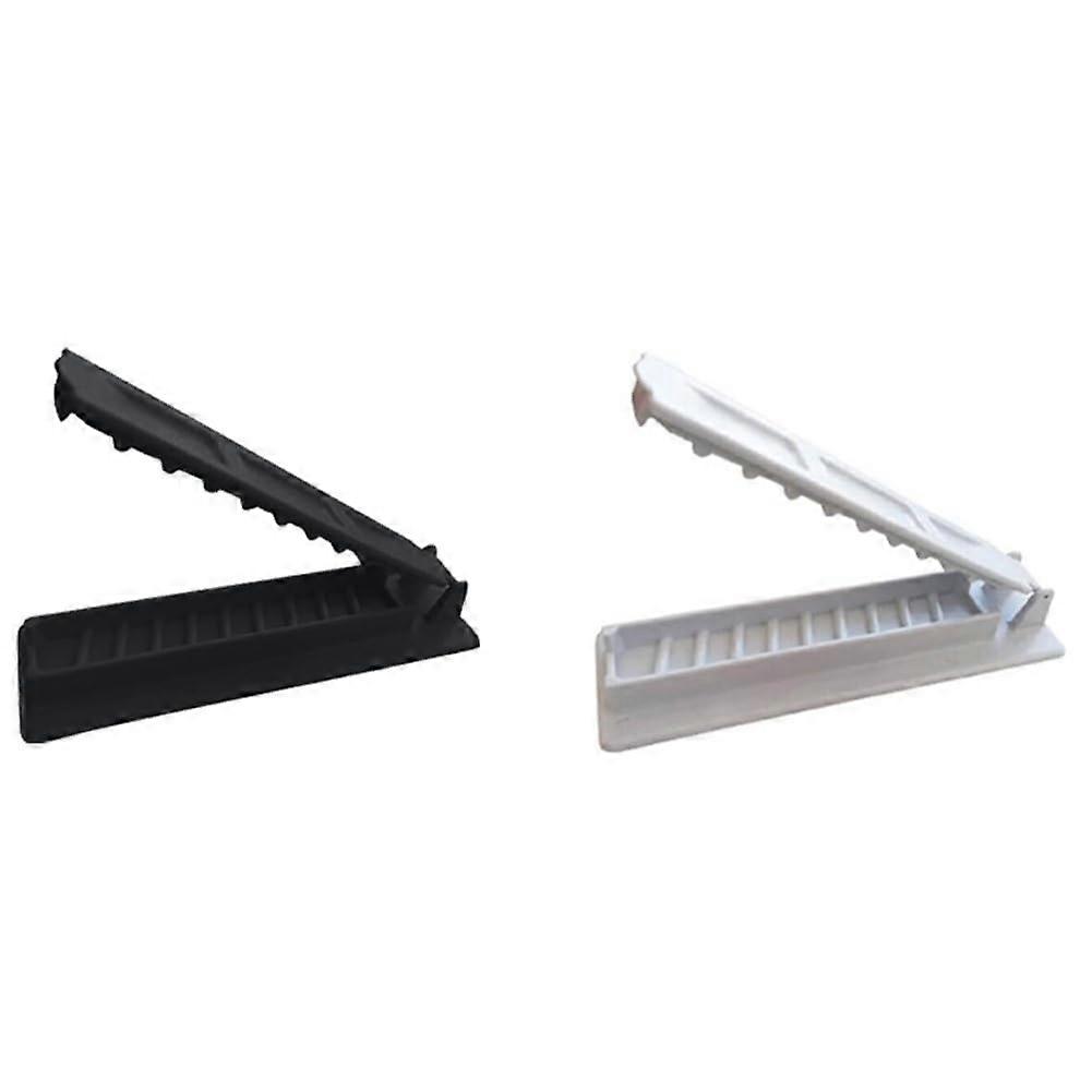 Plastic Kebab Maker with Dual Skewer Design, NonStick BBQ Skewer Tool, Dishwasher Safe