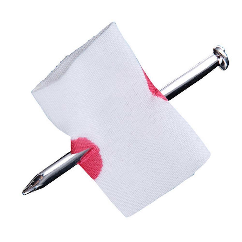 Halloween Trick Nail Through Finger Tool for Pranking 6Pcs Prank Set