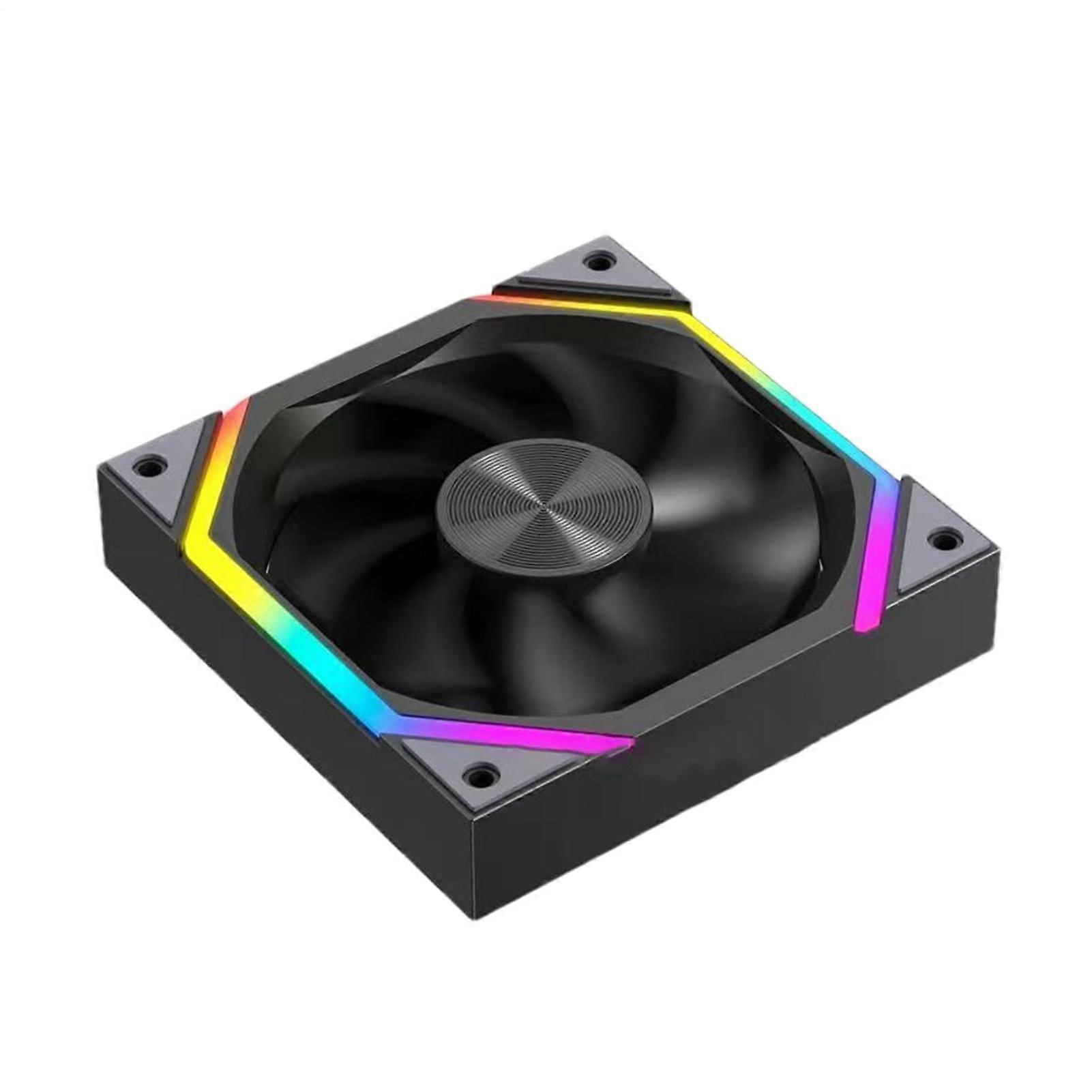 120mm ARGB PC Case Fan Silent Performance Cooling with Speed Temperature Control for Desktop