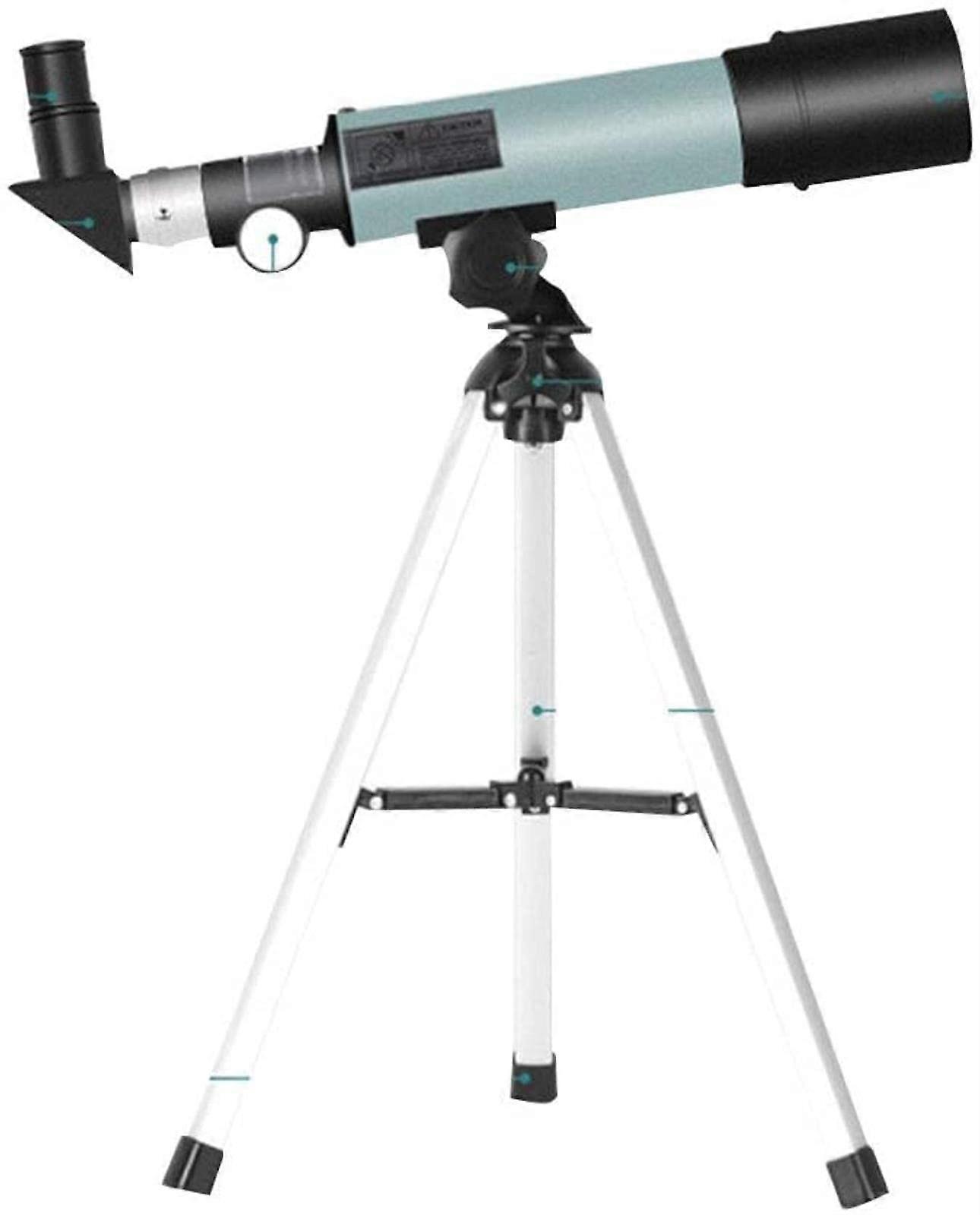 Astronomical Telescope for Kids with Adjustable Tripod Easy Setup  Magnification Moon Viewing