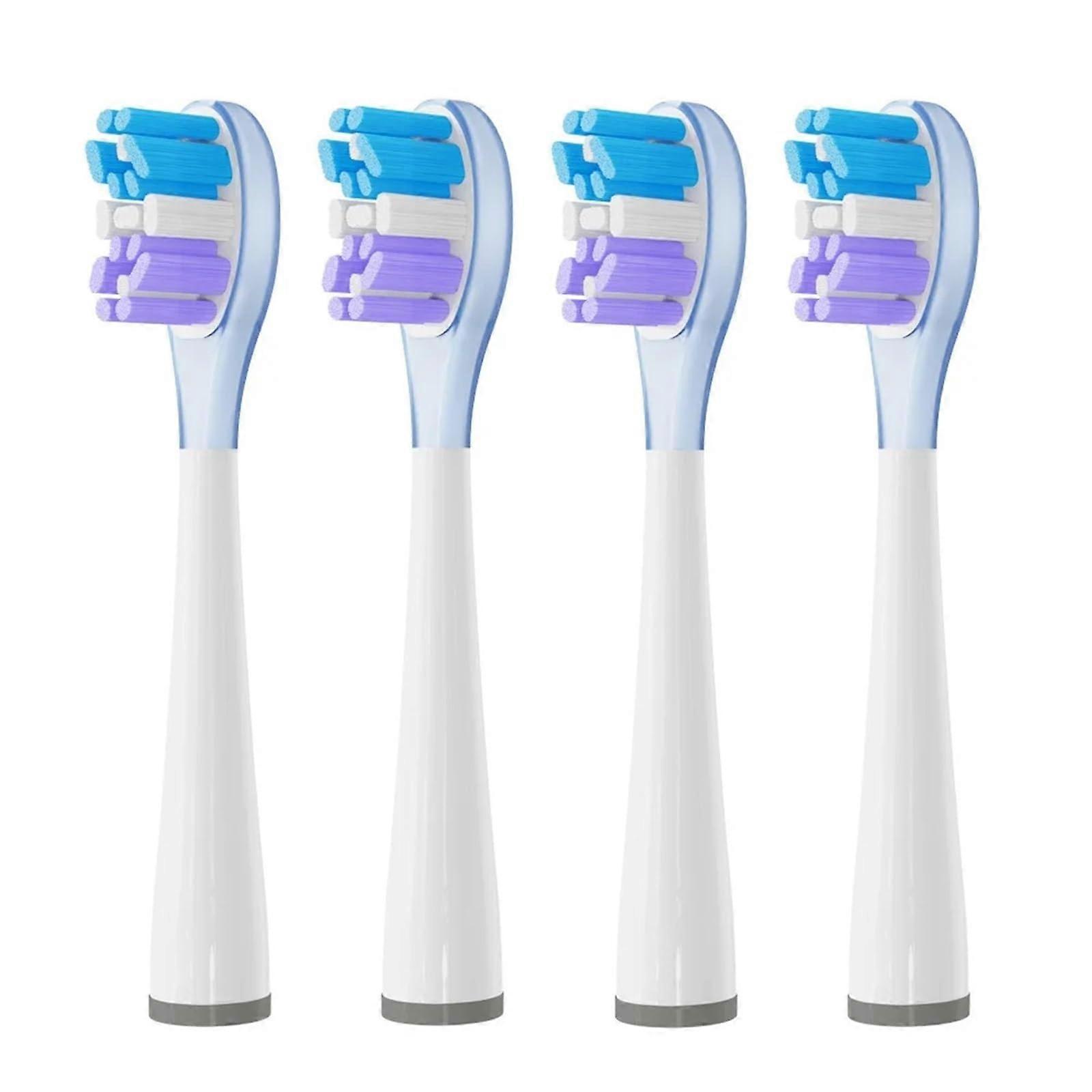 Replacement Brush Heads for Usmile Electric Toothbrush, ShockAbsorbing, Copper, 4 Pack