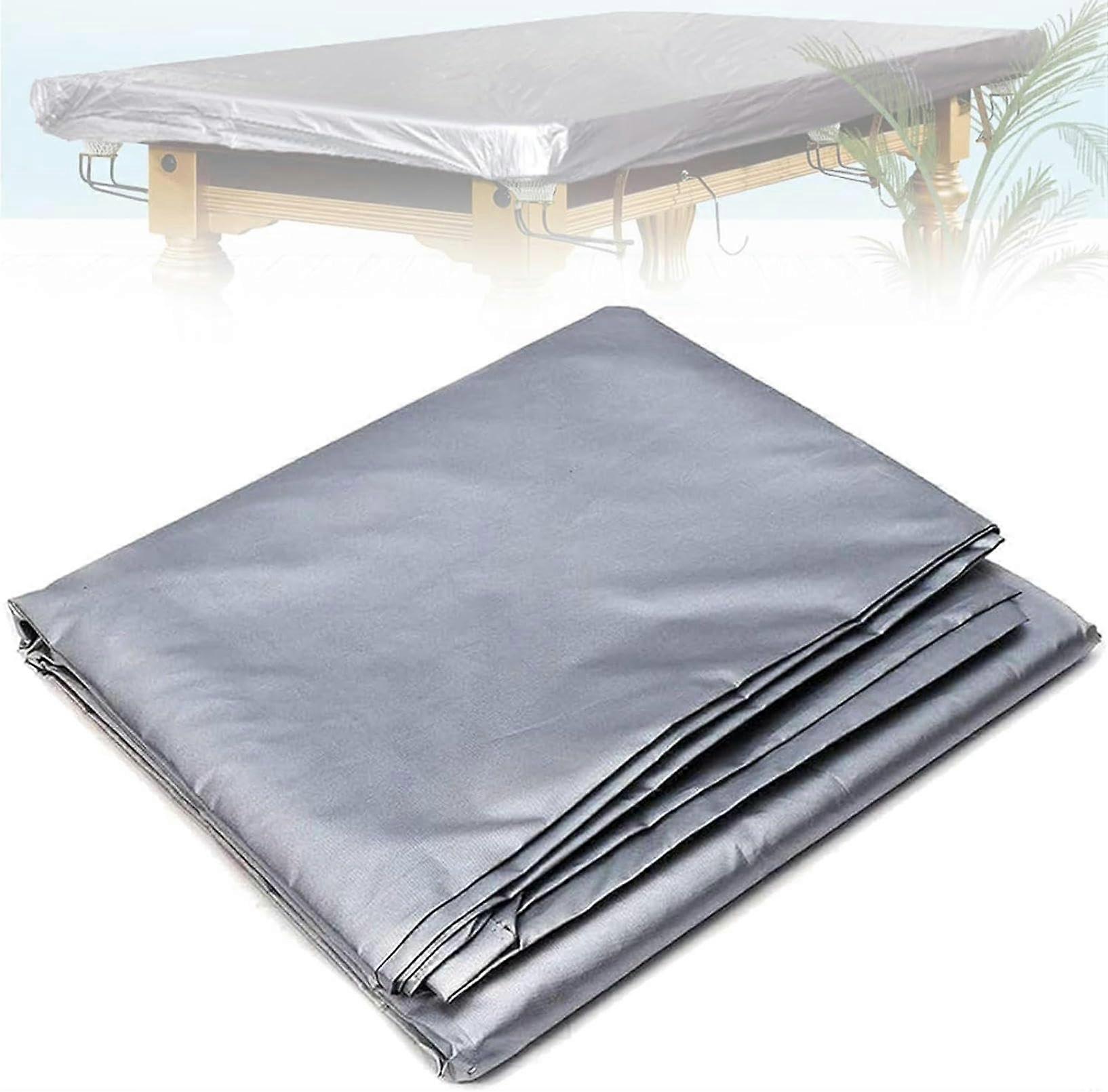 Waterproof Dustproof Pool Table Cover 8ft Heavy Duty PVC Billiard Protector Sun UV Resistant