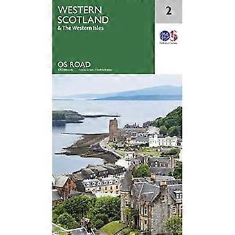 Westschottland & die westlichen Inseln (OS Road Map)