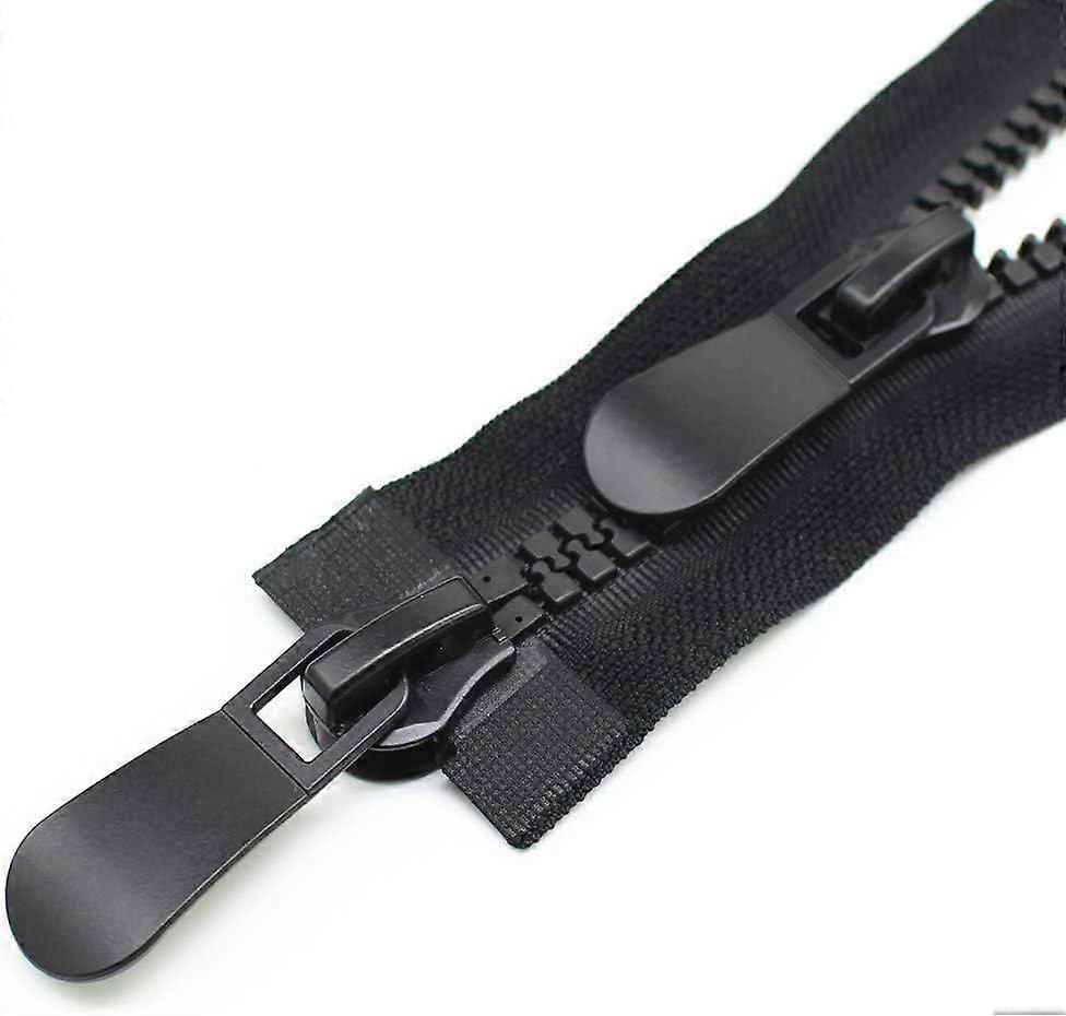 #15 44" Super Large Two Way Separating Plastic Zippers for Sewing, Parka, Winter