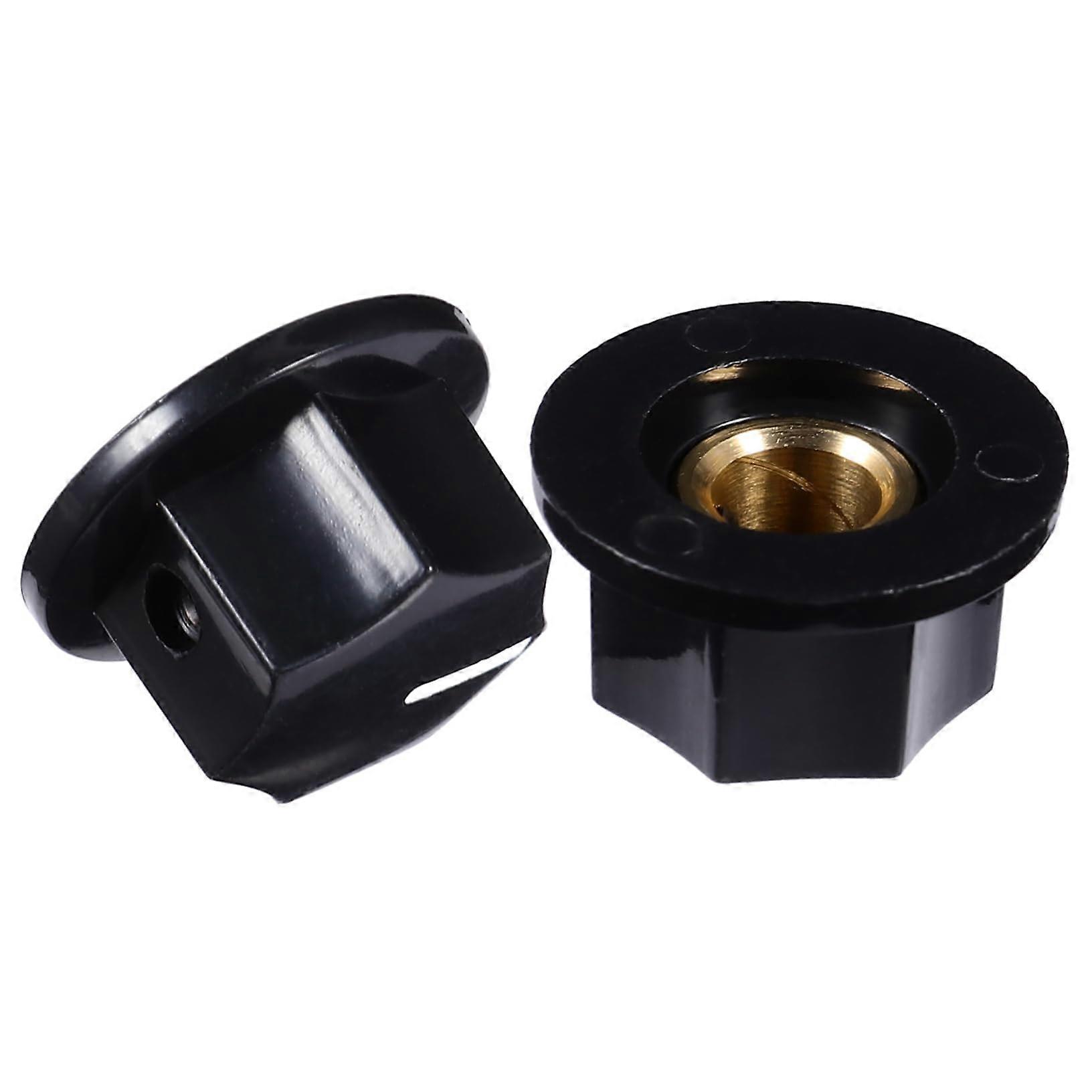 6 Pieces Guitar Control Knobs Set for Electric Guitar and Bass, Lightweight Durable Replacement