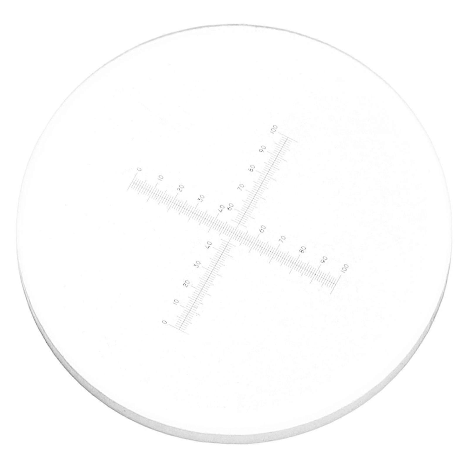 Microscope Micrometer Cross Eyepiece Ruler