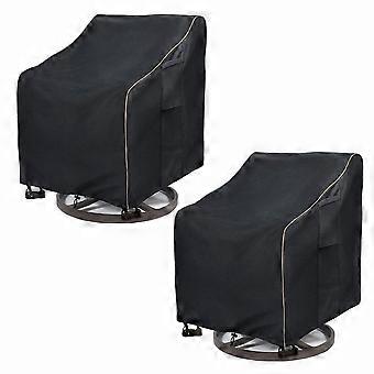 Staubschutzhülle für Drehstühle, wasserdicht, Sonnenschutz, Komplettschutz, 2er-Pack