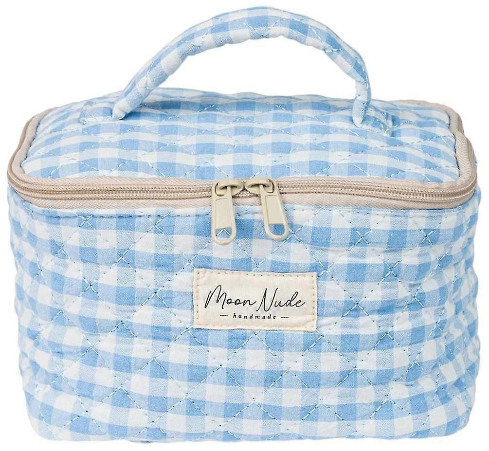 Moon Nude Azure Vanity Bag - Blue/White