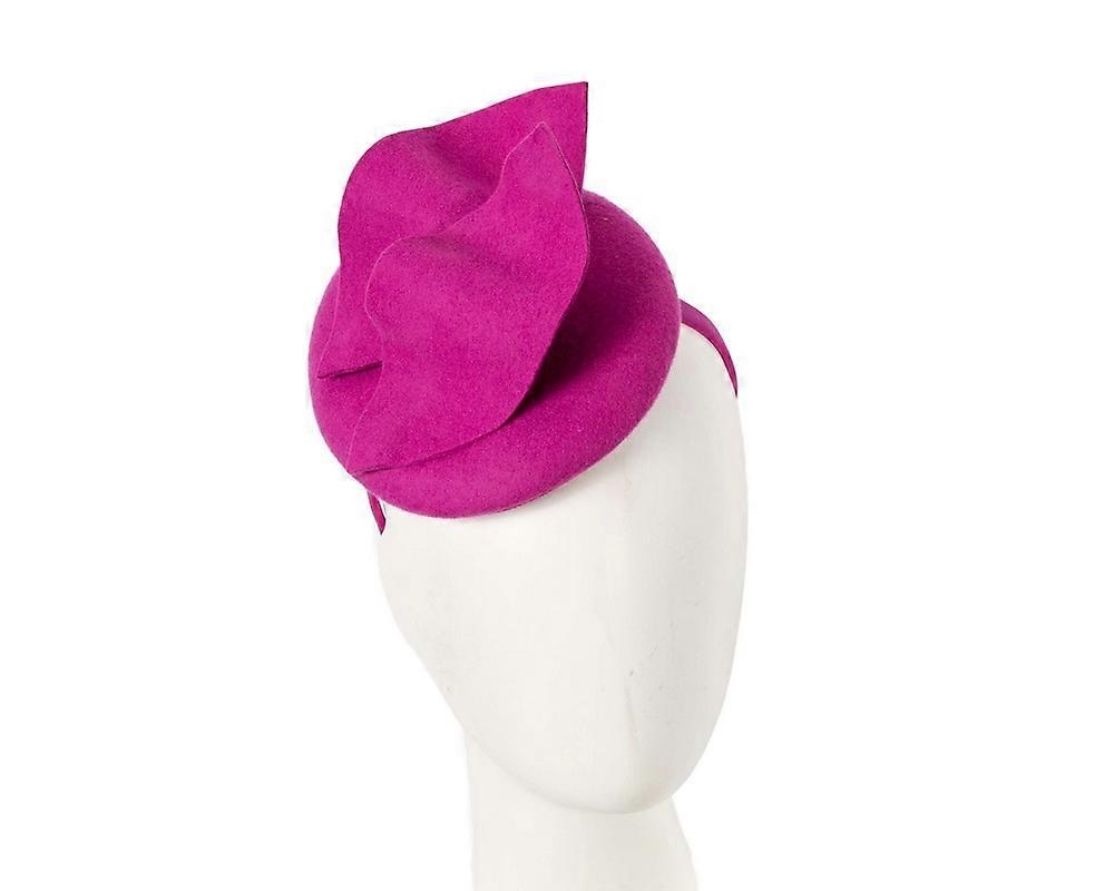 Fuchsia felt fascinator by Max Alexander J411F