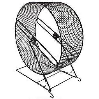 Jouet de roue de course de hamster avec support Roue de course muette pour écureuil hamster