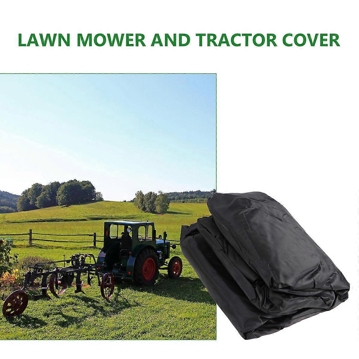Lawn Mower Cover Rainproof Function with 1Pcs Durable Protective Cover Black
