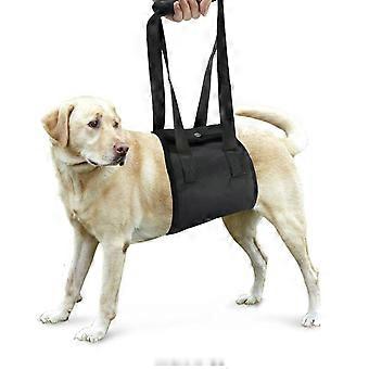 Dog Lift Support Harness for Rehabilitation 2Pcs Black for Older Dogs Help