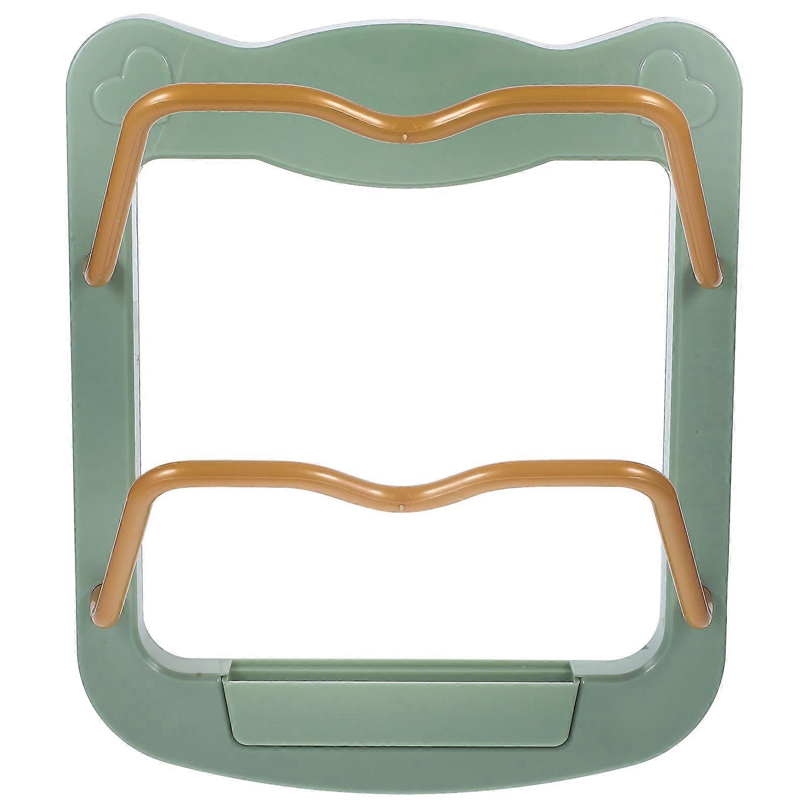 Wall Mount Storage Organizer Cutting Board Rack Kitchen Utensils Space-saving Rectangular Plastic 1Pack