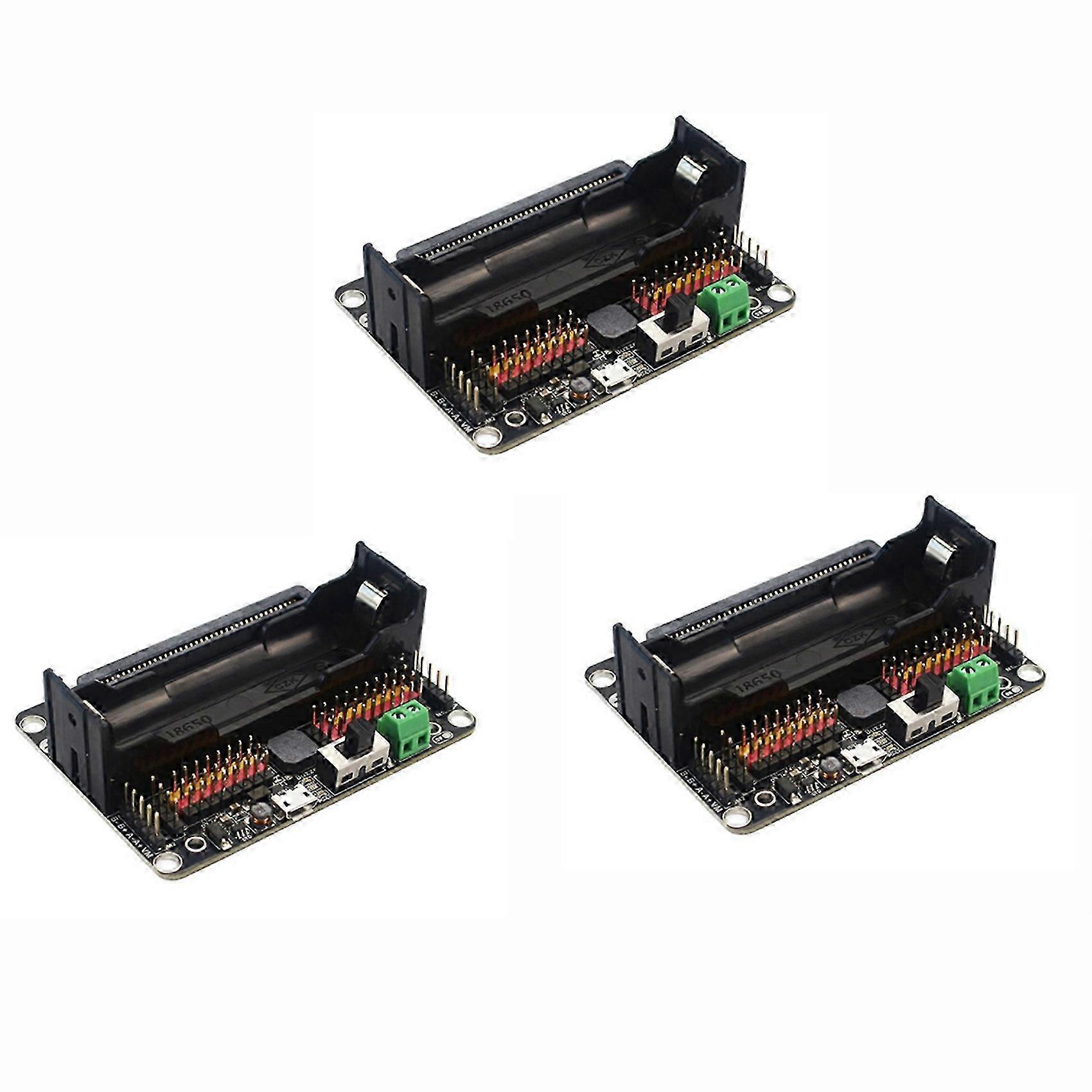 4X compatible with MICROBIT Expansion Board compatible with Microbit Adapter Board Smart Car Programming Robot DIY Expansion Python