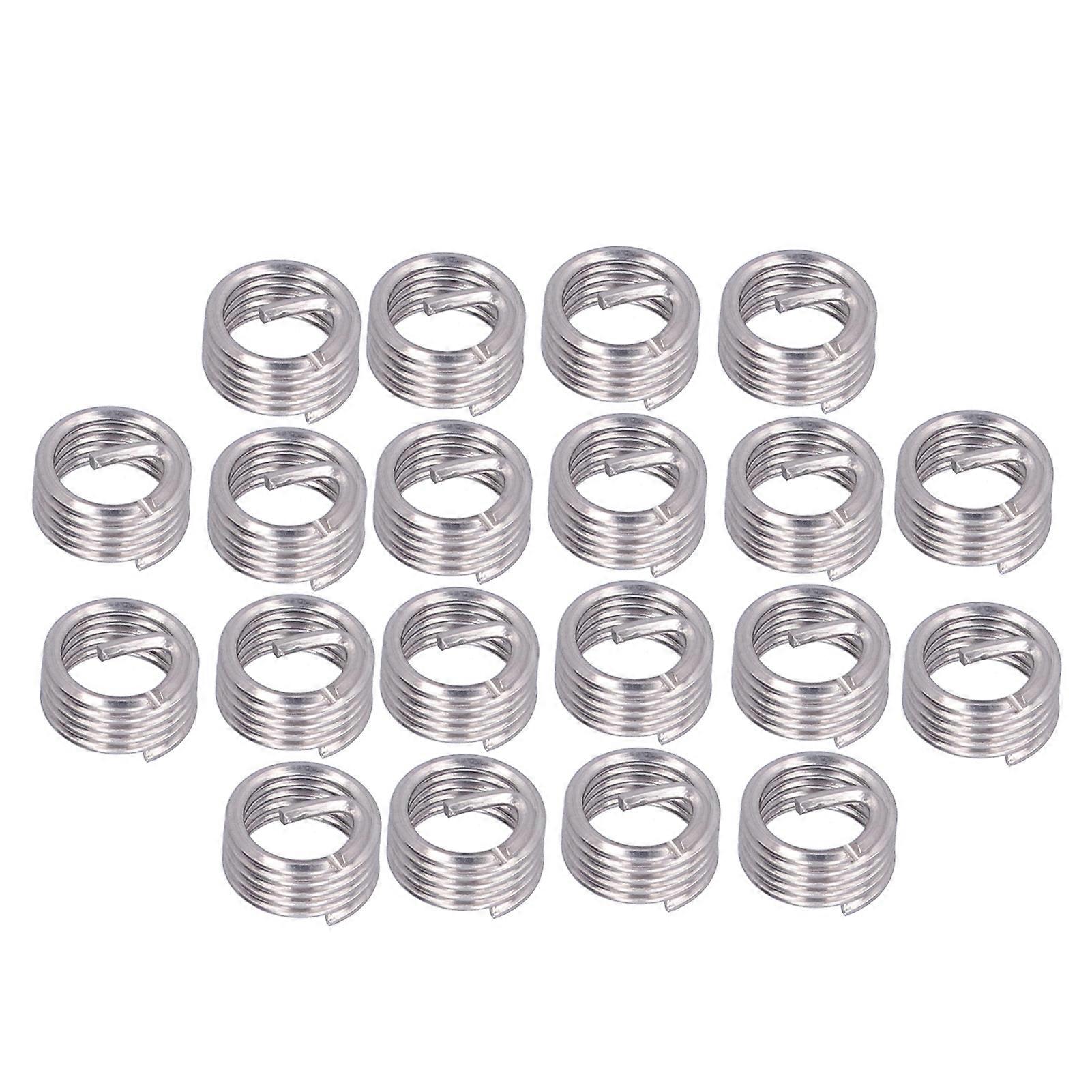 20Pcs Thread Repair M12 x 1.75 Wire Threaded Insert Nut Coiled Wire Extension Consumables1D