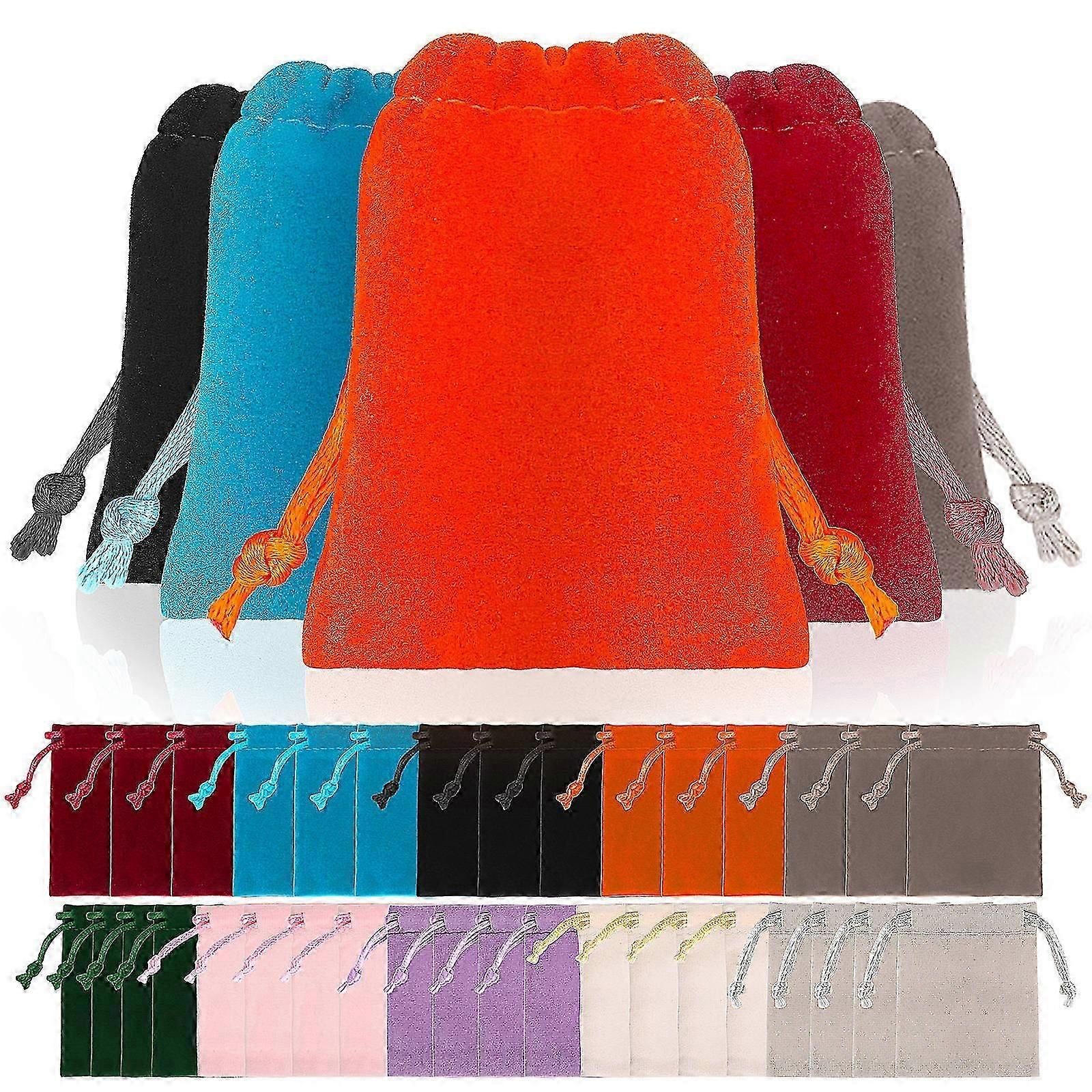 Jewelry Bag Drawstring Convenient Gift Bags for 40Pcs Multi-Function Use