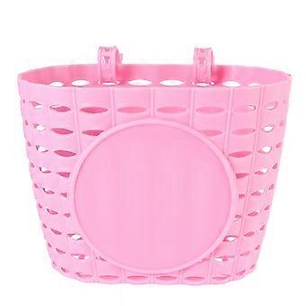 1 st plastkorg för barn, avtagbar, tjock förvaringskorg för barncyklar (rosa)