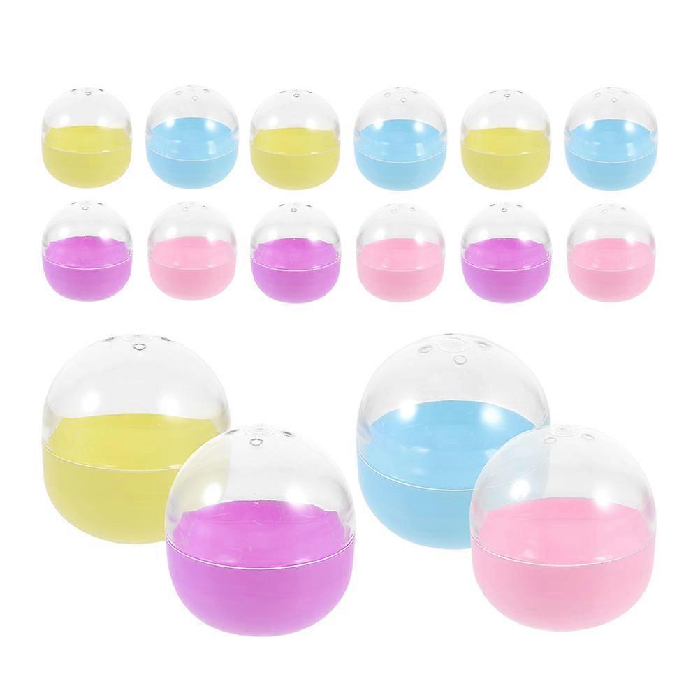 25pcs Vending Machine Capsules Colored Round Capsules Openable Boxes Refillable Boxes