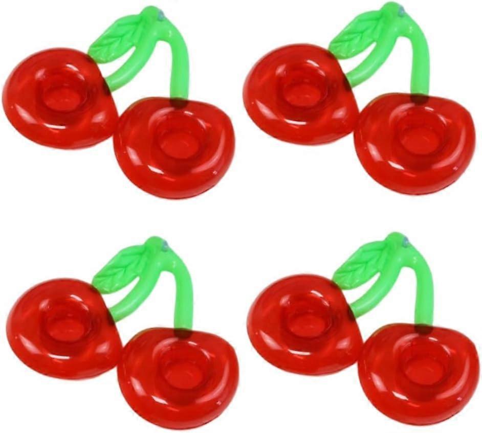 Inflatable Drink Holders, Cherry Pool Drink Floats, Inflatable Cup Hol