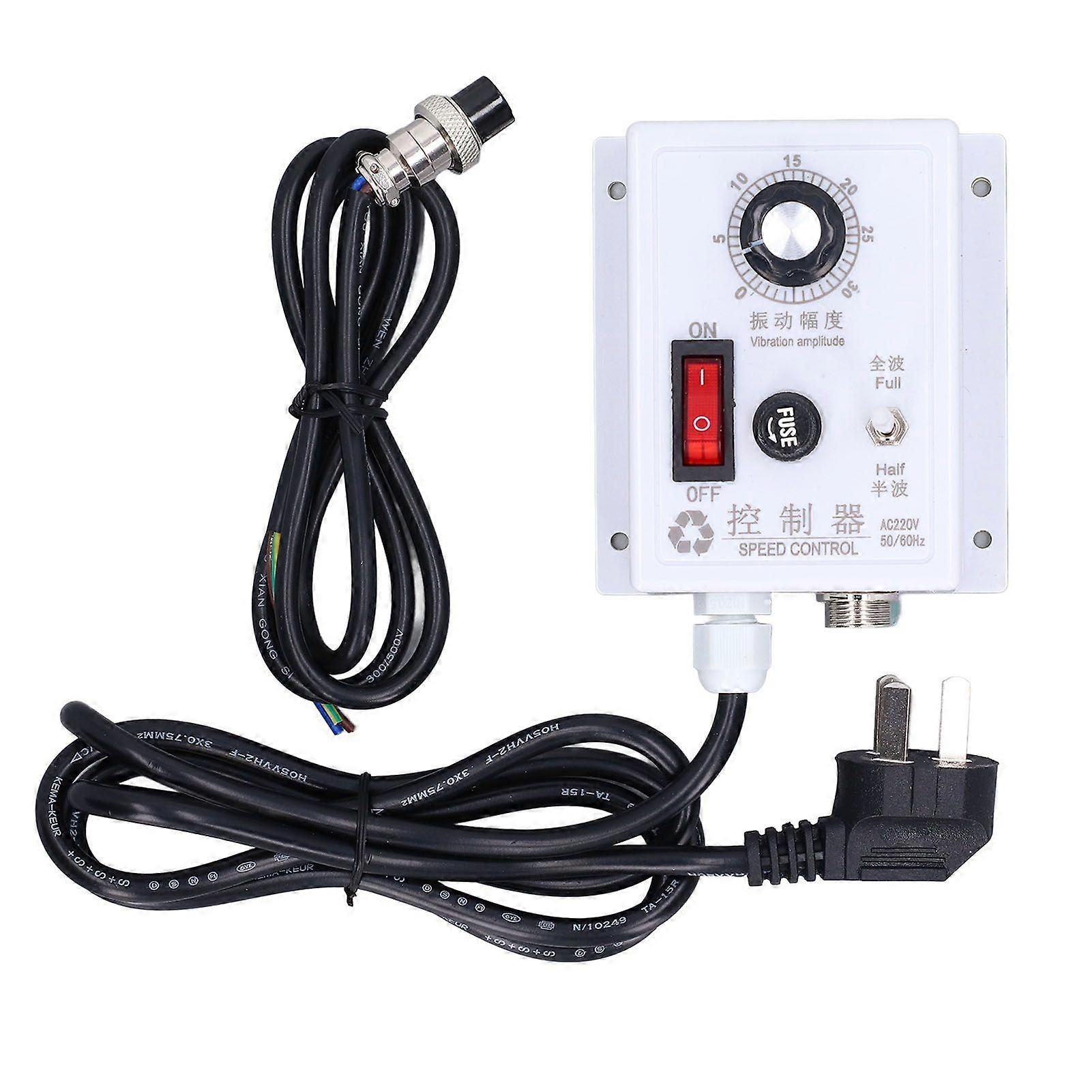 Feeding Machine Controller Electromagnetic Vibrating Equipment Control Device AU Plug 220V AC 10A