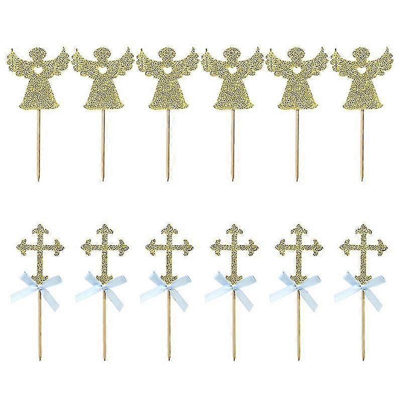 24pcs cake decorations, Angel Cake Topper