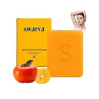 1-3x Persimmon Soap Bar Body Odor Control Deodorant Soap for Men & Women
