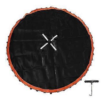 compatible 8 Ft Frame, with 48 V-Rings, Trampoline Replacement Mat