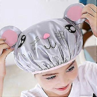 2pcs Kids Bath Caps, Baby Bathing Shower Caps, Children Waterproof Cartoon Hat