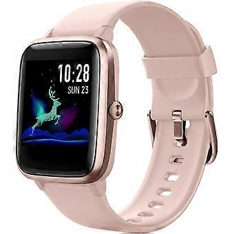 Women Smart Watch, Activity Fitness Tracker compatible with Women Men, Smartwatch for Android & iOS Phones, Pink