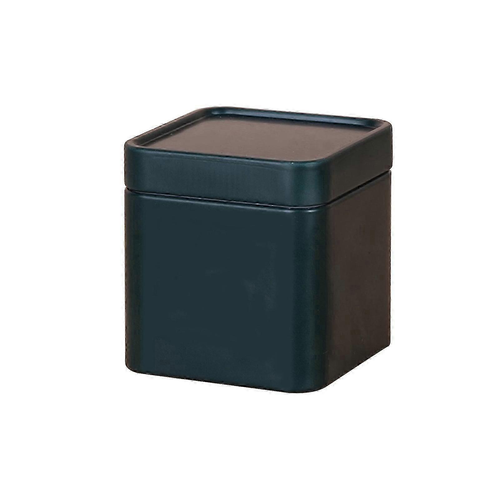 Dustproof Iron Tea Storage Bin with Lid