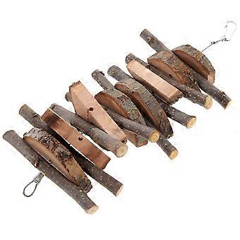 Guinea Pig Chewing Toy Wooden Oral Chew Toy 2Pcs for Small Pets
