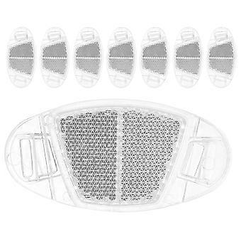8pcs refletor de bicicleta de segurança refletores de roda refletores de aviso de segurança noturna