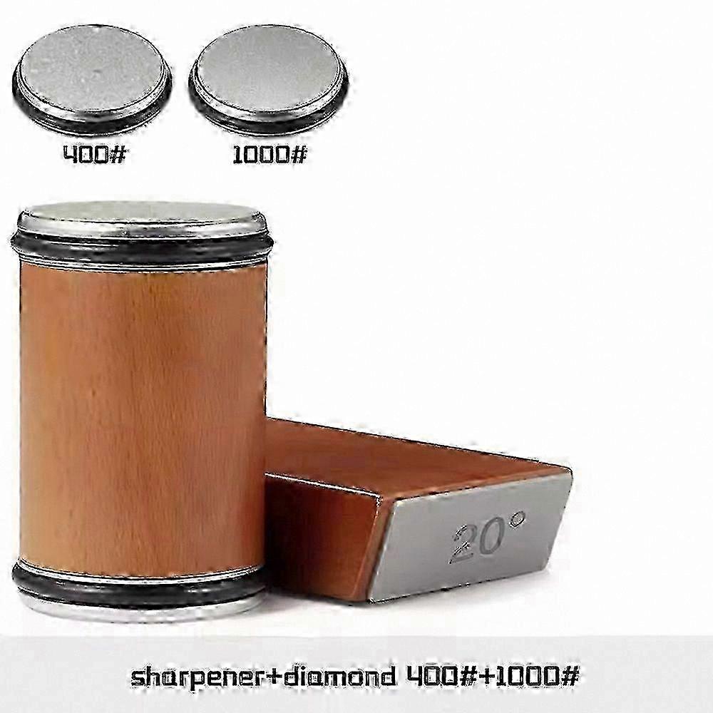 Professional Rolling Knife Sharpener with Diamond Coated Discs - Manual Sharpening Kit
