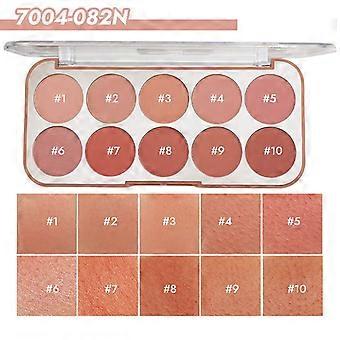 Paleta de Blush Matte com 10 Cores - Contorno Mais Vendido da Amazon