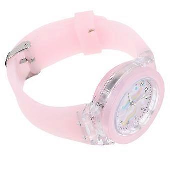 Kids Silicone Watch Cartoon Wrist Watch for Children Pink Design