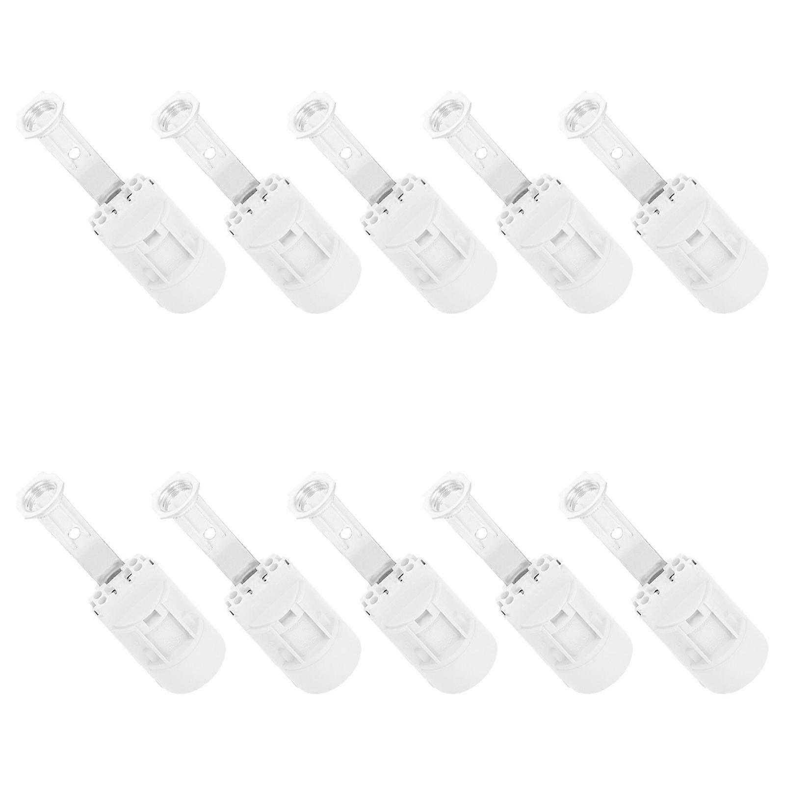 10pcs Candelabra Socket Replacement 90mm Light Socket E14 Screw Light Socket