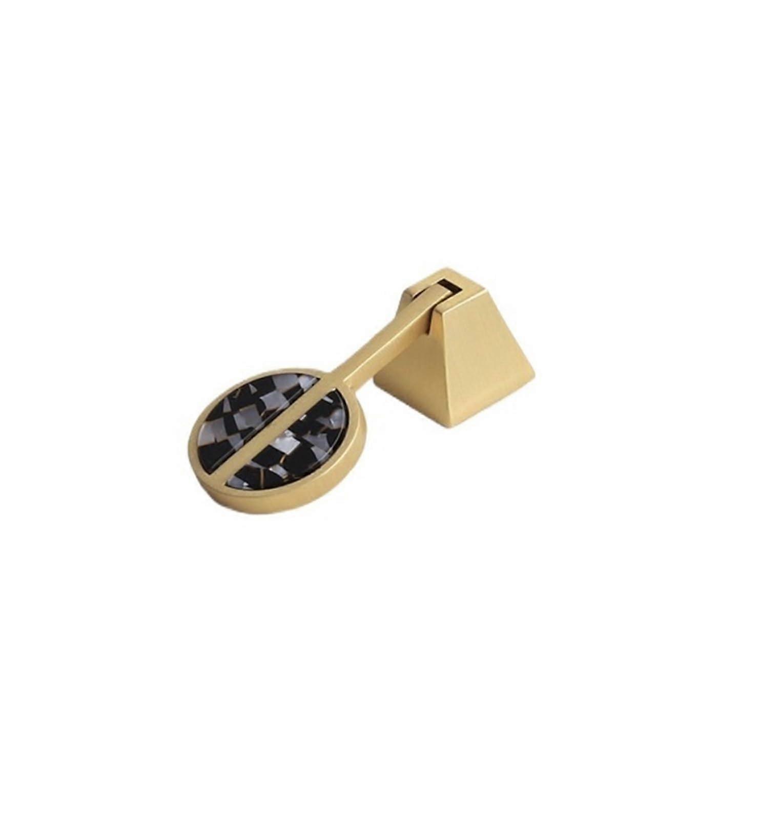 Brass Cabinet Handle Ring Pull Modern Minimalist Design Durable Solid Brass Easy SingleHole Mount