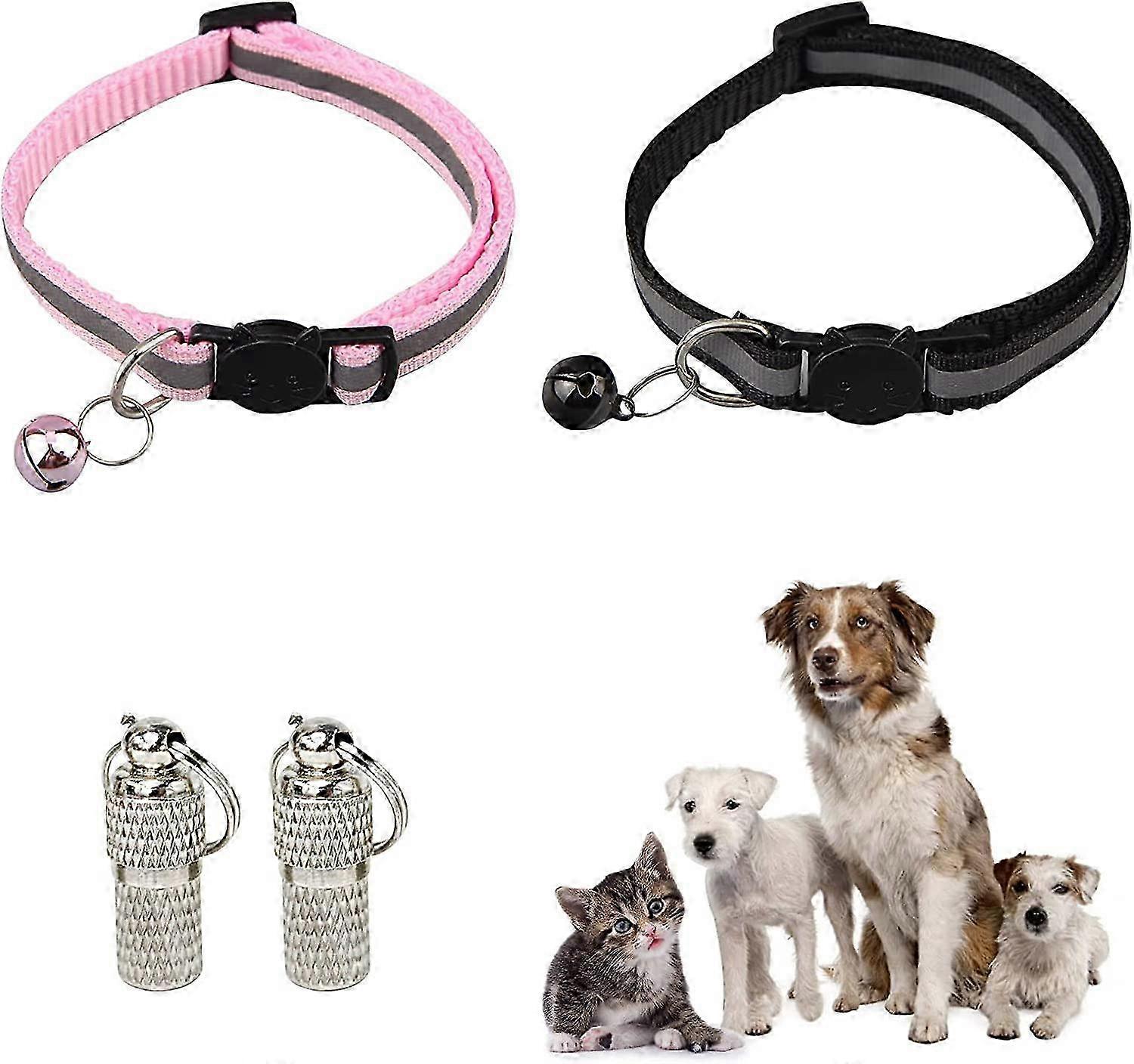 Quick Release Reflective Cat Collar with Bell