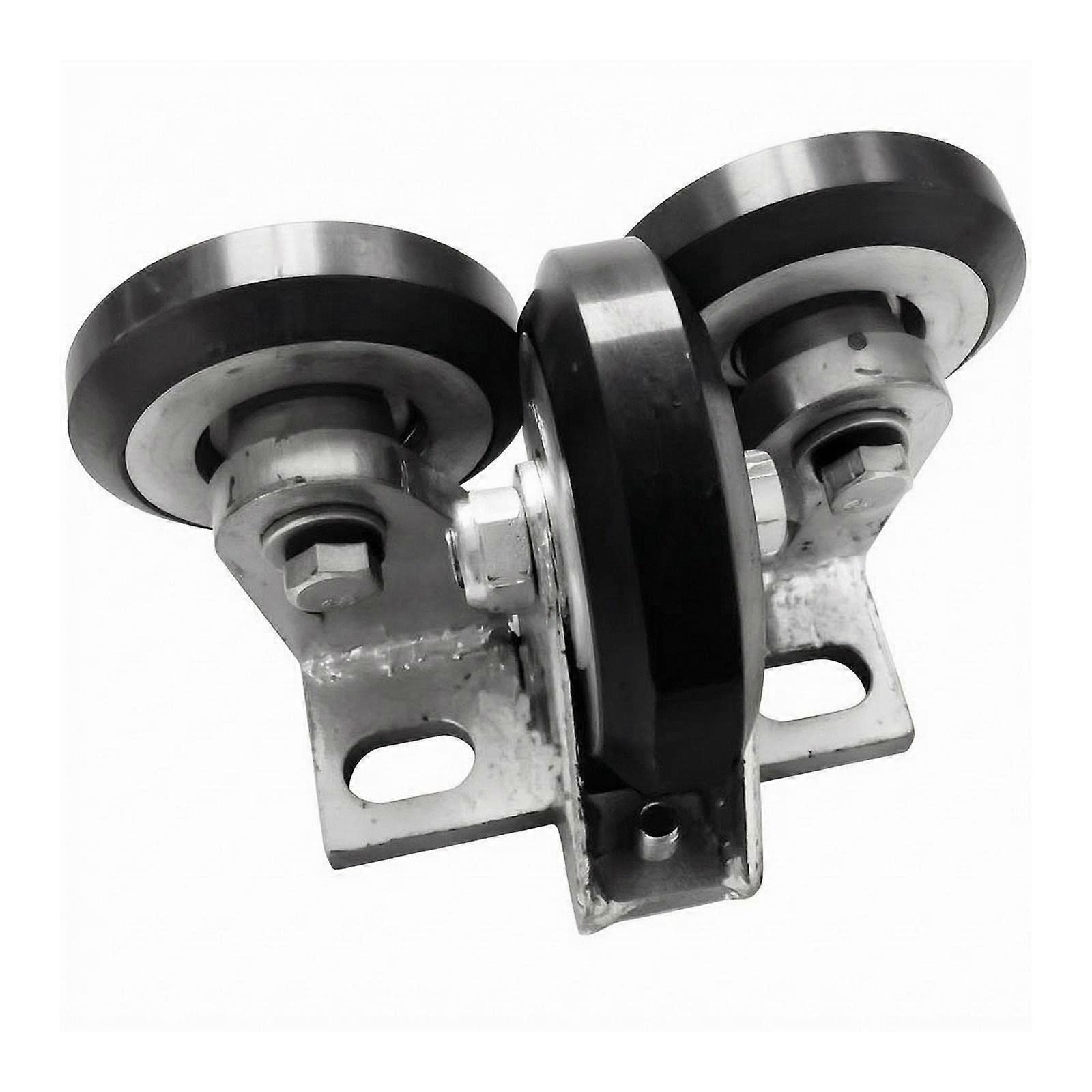 Elevator Rail Guide Shoe Assembly Double-Bearing Elevator Roller Guide Shoe