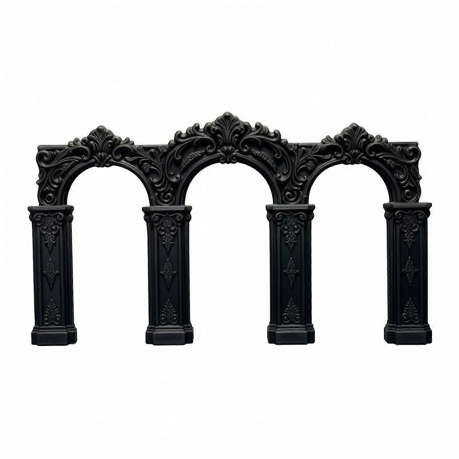 Miniature Arch Baroque Miniature Backdrop with Columns Gothic Arch Backdrop for