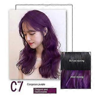 MEIDU Champú de tinte para el cabello Bubble Plant Champú para colorear el cabello Fácil de lavar Lavado de color para el cabello Crema de color para el cabello