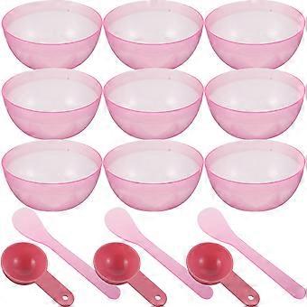 DIY Face Mask Bowl Set with Spatula and Spoon for 40Sets Application