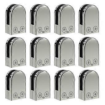 6-8mm 8-10mm 10mm-12mm Pack Of 4/12 Glass Clamps,304 Stainless Steel Glass Balustrade Clamps | Glass