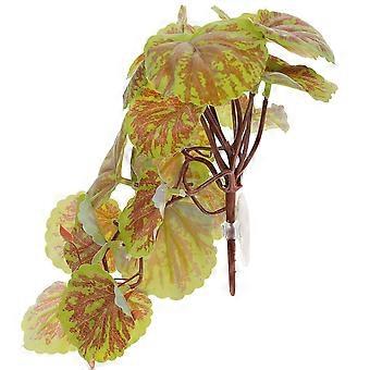 Artificial Reptile Terrarium Plant for Aquarium Decor 5Pcs Plastic Plants