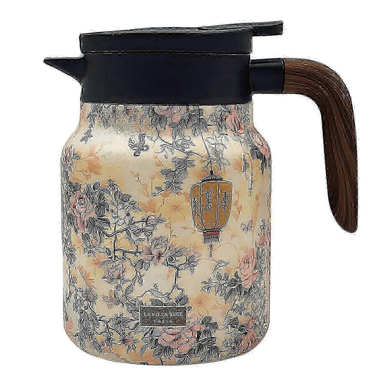 Raidley Vintage Floral Pattern Tea Doresty Tea Pot