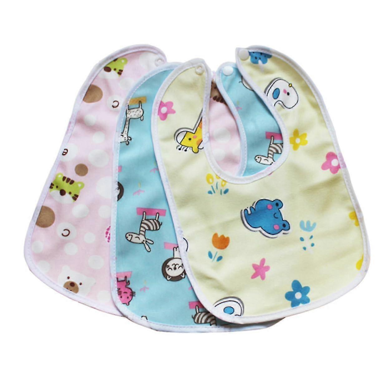 Soft Cotton Baby Bibs 6 Pack