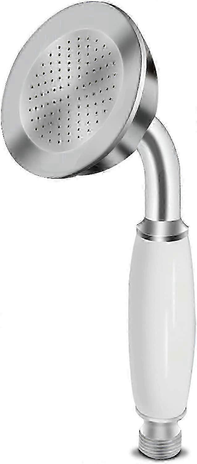 Polished Chrome Handheld Showerhead with Rainfall Design
