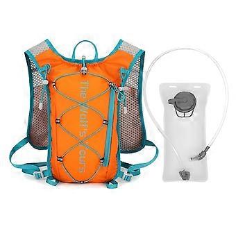 Hydration Backpack with 2L Water Bladder, Lightweight Breathable Cycling Pack with Multiple Pockets, 2 Pcs Set for Hiking Running